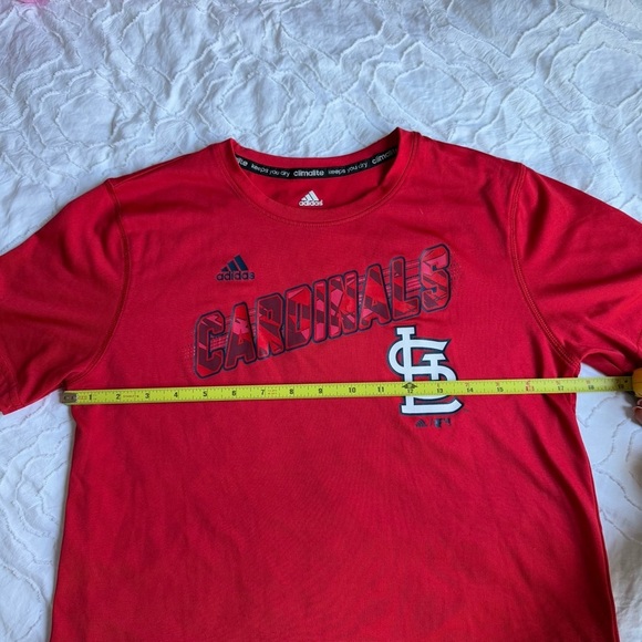 Adidas St. Louis Cardinals Baseball Red Tee Shirt - Picture 5 of 5